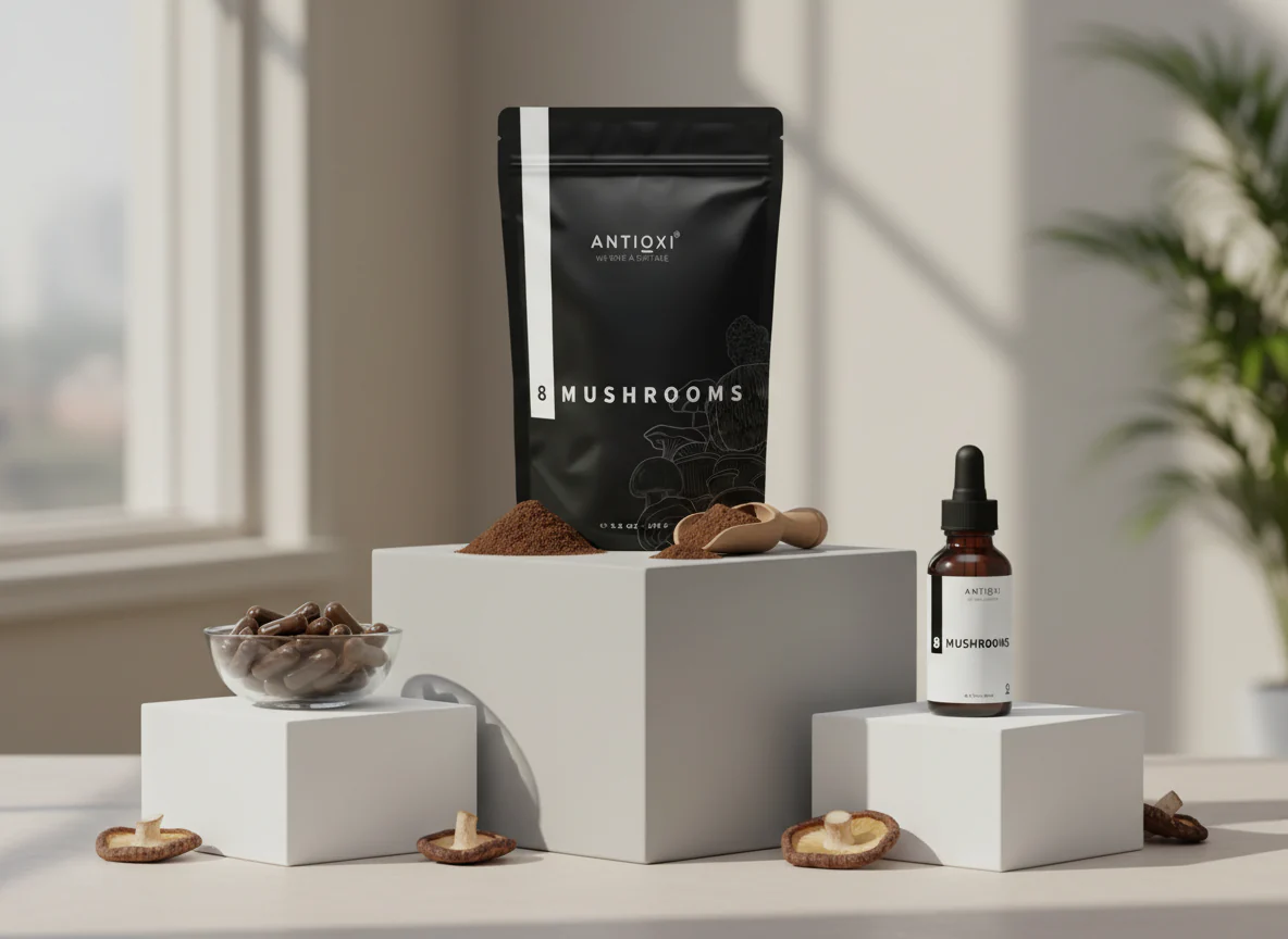 8 Mushrooms Blend Capsules - Image 2