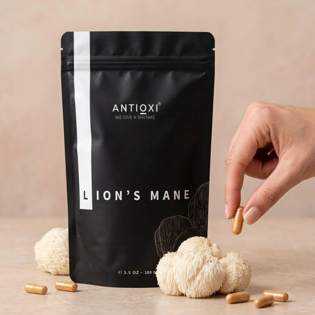 Lion's Mane (Hericium erinaceus) Capsules